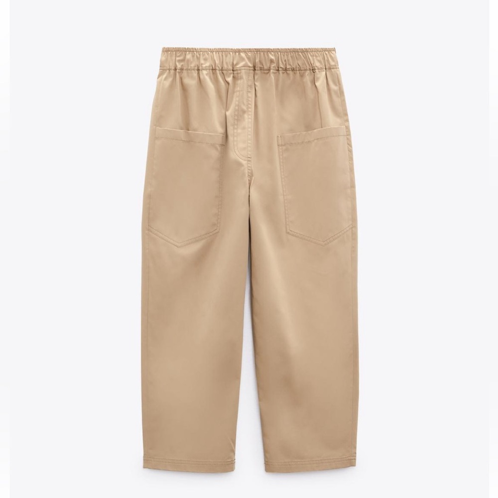 Zara Poplin Pocket Pants